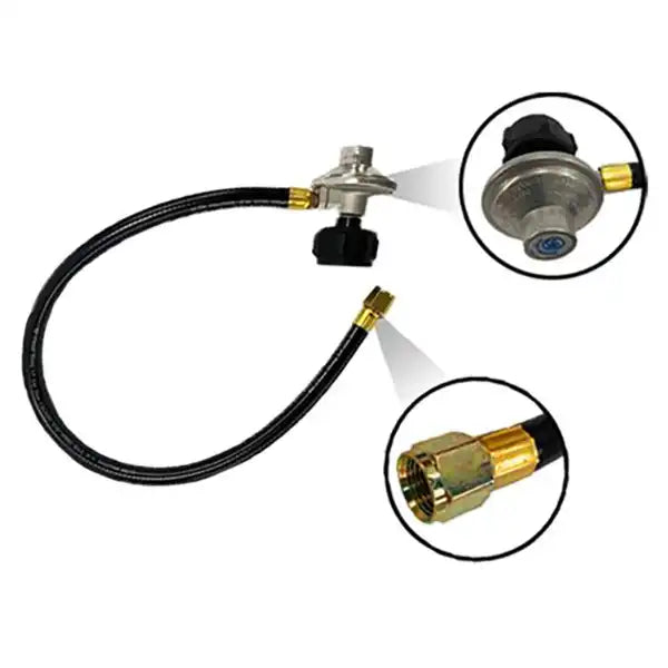 Cal Flame LP Regulator With 2 Ft. Hose - Barbecue Parts Depot