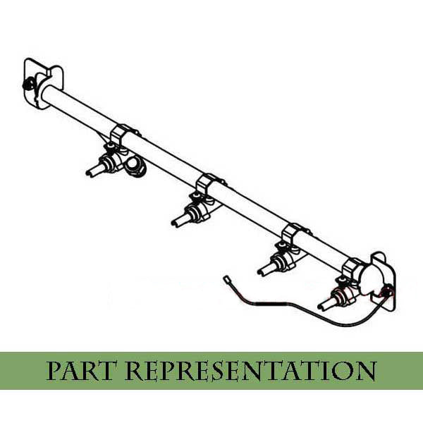 AOG 36" Slide-In Valve Manifold for L-Series And Pre-2015 Grills - 36-B-08