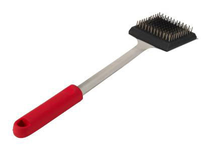  Bull Soft Grip Red Handle Big Head Grill Brush