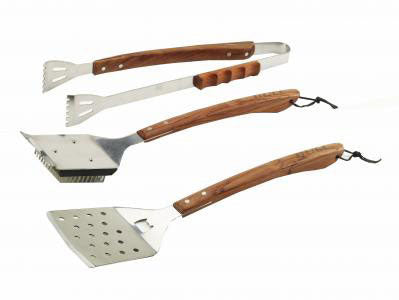 Bull Vineyard Rosewood 3PC BBQ Tool Set