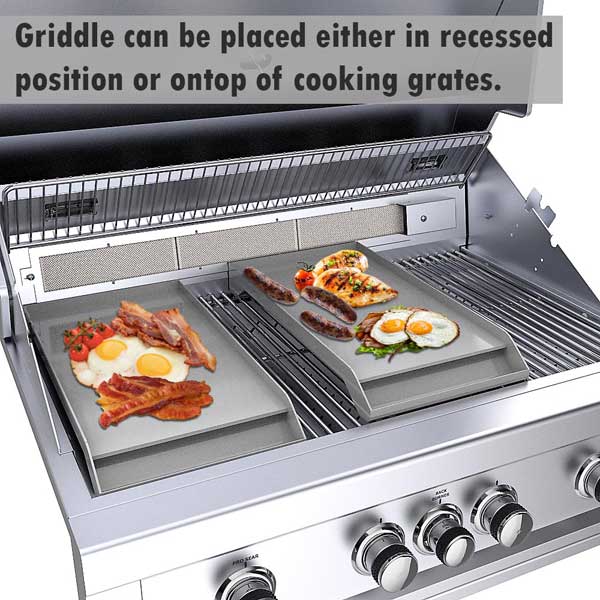 Sunstone 10" Wide Griddle with Oil Reservoir