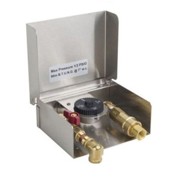 Fire Magic Quick Disconnect Gas Connection Box - 1 Hour Shut-Off Timer - 5520-01T