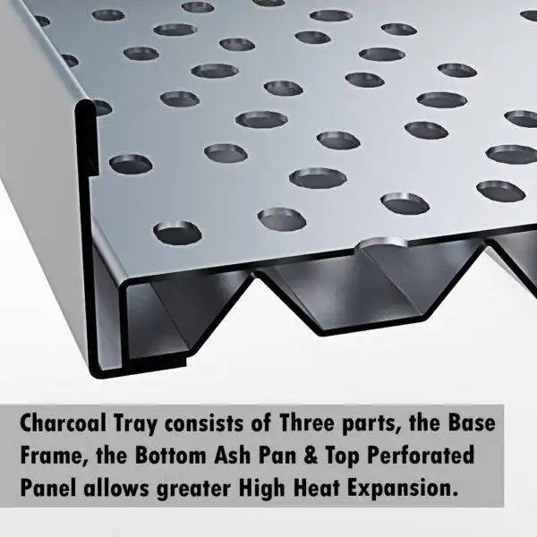  Sunstone 3-in-1 Smoking, Charcoal & Wood Burning Tray – SUNCP-CHTRAY