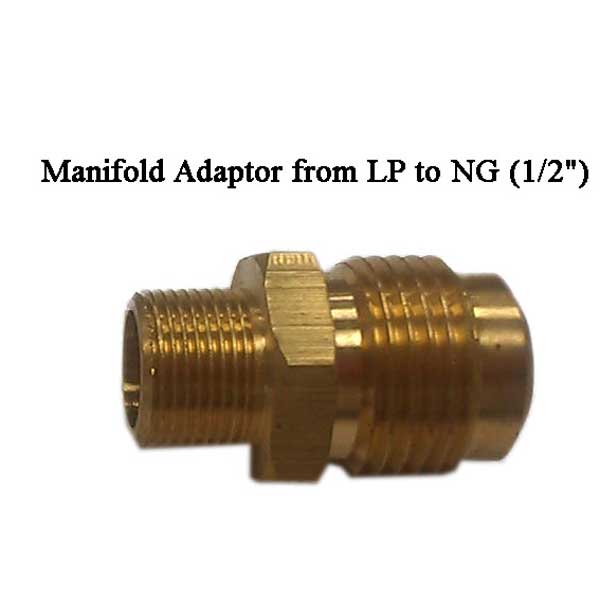 SunStone 1/2" LP toNGP Manifold Adaptor - P-MAdaptor-NG