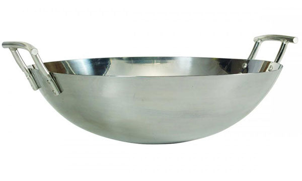 Bull Traditional Stainless Steel Wok