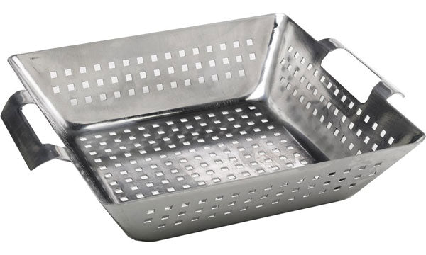 Bull Stainless Steel Square Wok